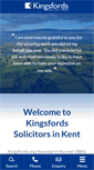 Mobile Screenshot of kingsfords-solicitors.com